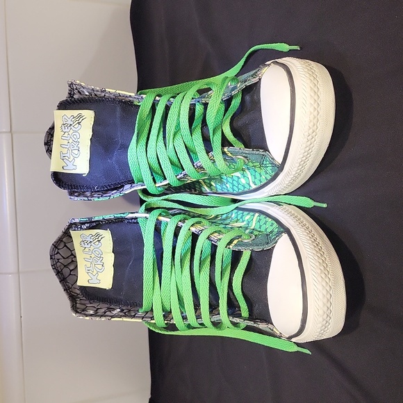 Converse Chucks high tops Killer Croc DC comics mens 10 streetwear - Picture 2 of 9